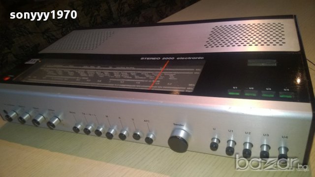 itt-schaub lorenz-stereo 2000 electronic-made in germany, снимка 3 - Ресийвъри, усилватели, смесителни пултове - 9092949