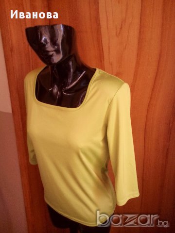 Светло зелена  блуза с 3/4 ръкав М / Л, снимка 2 - Тениски - 15385240