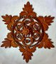  Розета, дърворезба, украса за таван или стена, снимка 1 - Пана - 21522477