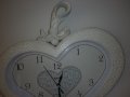 Стенен часовник във формата на сърце Baoli Clock quartz, снимка 7