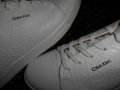 Calvin Klein Women's Imilia Nappa Leather Low-Top Sneakers, White , снимка 10