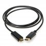 DisplayPort към HDMI качествен кабел 3м мъжко-мъжко + Гаранция, снимка 6