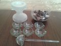 кристален сервиз за пунш - 9 части , снимка 3