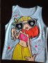 Desigual и др. Дамски топ / потник с щампа, снимка 4