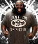 WWE! УНИКАЛНА Fitness тениска MARK HENRY BENT ON DESTRUCTION! Поръчай с твоя снимка!, снимка 2