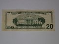 Много рядка 20 доларова банкнота с дефект при отпечатването, снимка 7