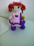 Кукла плетена играчка кукла Анита, снимка 6
