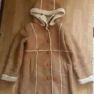 Хубаво детско кафяво дълго яке, снимка 1 - Детски якета и елеци - 14601486