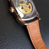 Мъжки  часовник PARMIGIANI "розово злато" реплика клас ААА, снимка 4 - Мъжки - 17079602