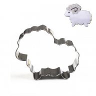 овца метална форма резец украса торта фондан сладки др., снимка 1 - Форми - 18604655