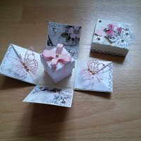 подарък за сватба,рожден ден,бал, Експлодираща кутия пеперуди, снимка 2 - Подаръци за рожден ден - 24060016