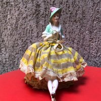 Порцеланова кукла-2, снимка 4 - Антикварни и старинни предмети - 24222461