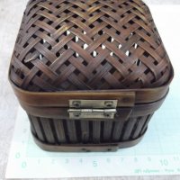 Кутия с плетен капак, снимка 5 - Други ценни предмети - 25905679