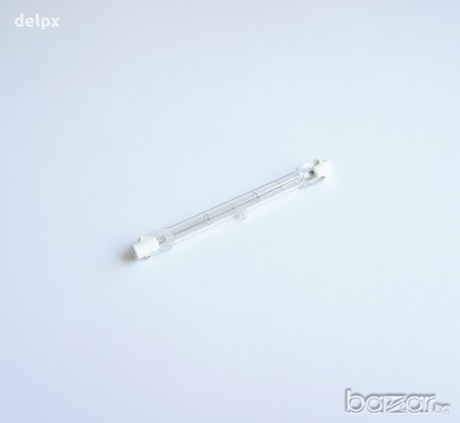 Лампа халогенна пура с цокъл R7s 220V 400W 118mm, снимка 1