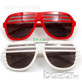 Карнавални очила - тип полицейски с две решетки. Различни цветове. Подходящи за всякакви парти повод, снимка 1