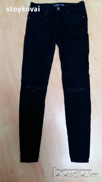 дънков черен панталон, снимка 1