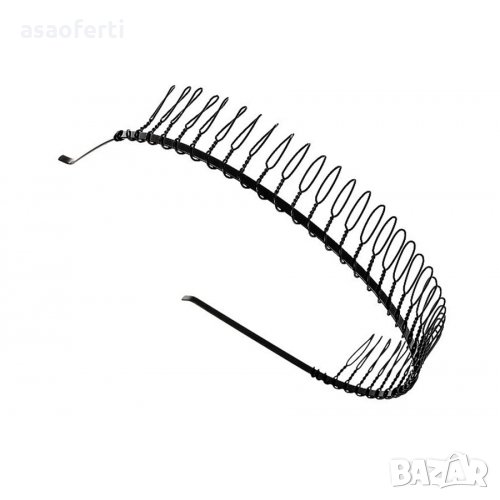 Метална диадема гребен-унисекс, снимка 1