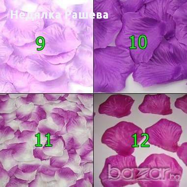 100 бр.за 4 лв. Червени изкуствени Листа от Роза!!!, снимка 3 - Декорация за дома - 11619684