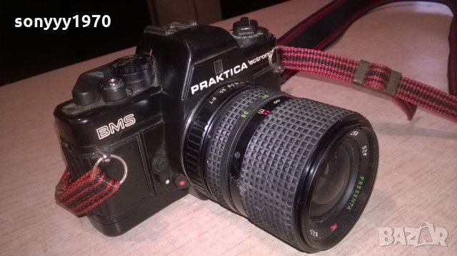 РЕТРО praktica-made in germany-апарат и обектив-внос швеицария, снимка 4 - Фотоапарати - 24097252