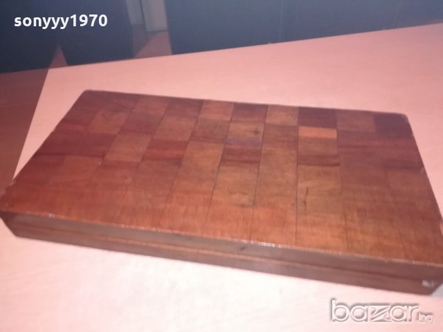стара табла-50х50см естествен фурнир, снимка 10 - Колекции - 20979045