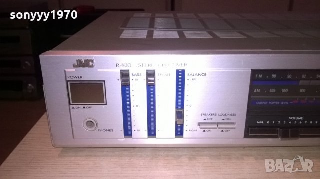 jvc r-k10 stereo receiver-made in japan-внос швеция-380w, снимка 7 - Ресийвъри, усилватели, смесителни пултове - 21886646
