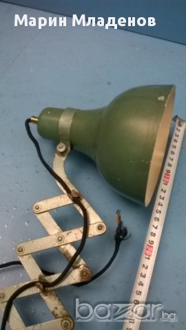 Разтегателна стара лампа, снимка 2 - Антикварни и старинни предмети - 18134032
