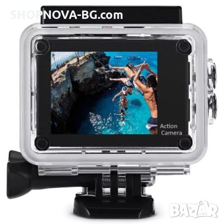 Екшън камера Full HD 1080P аналог на GoPro, снимка 5 - Камери - 23152492