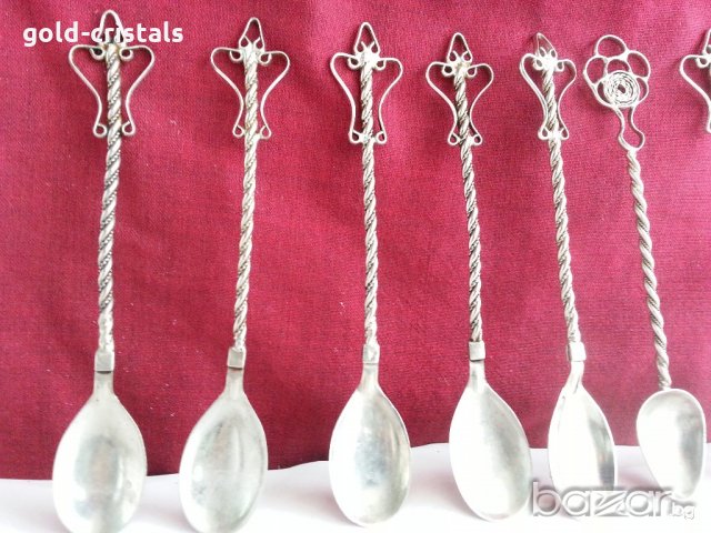  вилици и лъжици филигран, снимка 3 - Антикварни и старинни предмети - 20036262