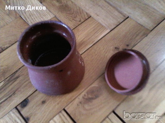 Глинен съд за сладко от етъра, снимка 3 - Декорация за дома - 17151213