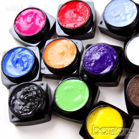 3D UV Gel скулптуриращ гел за декорации маникюр нокти , снимка 3 - Продукти за маникюр - 17590148