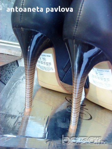 черни боти, снимка 6 - Дамски боти - 12575493