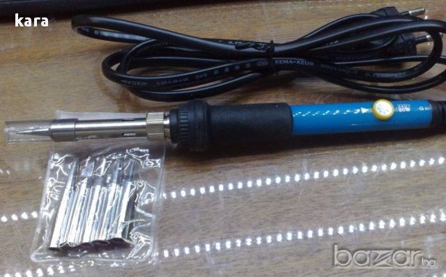 Терморегулируем поялник 60 W + 5 човки, снимка 3 - Поялници и запояване - 16034348