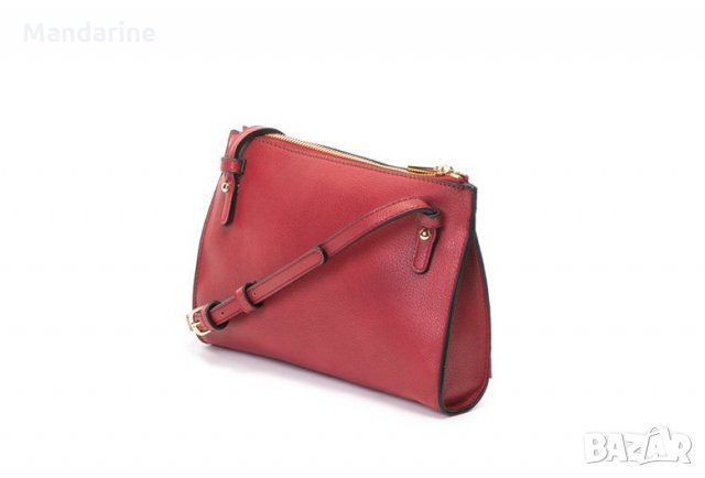 ПРОМО 🍊 LIU JO 🍊 Оригинална малка кожена чанта за през рамо RED “N” CAPS 23х16х4 см нова с етикети, снимка 9 - Чанти - 25205557