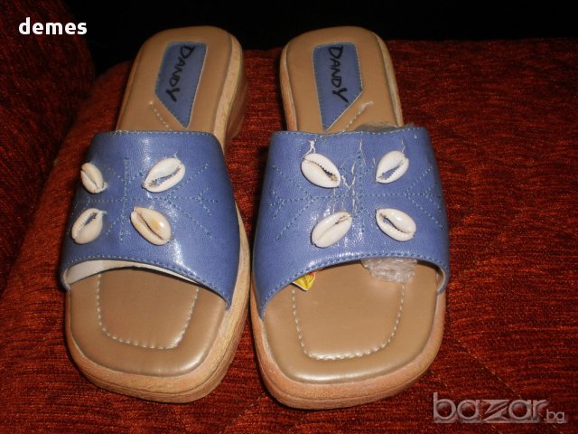 Детски чехли с мидички Dandy, номер 32, снимка 2 - Детски сандали и чехли - 10722629
