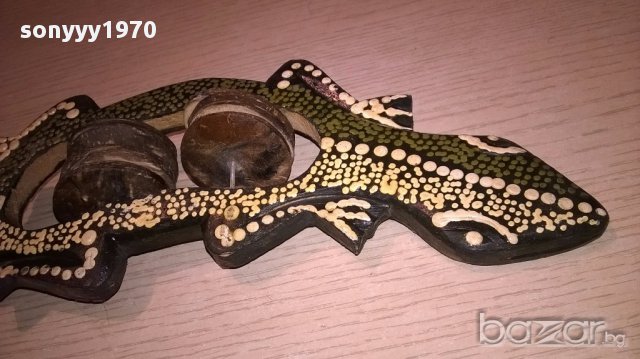 Ретро музикален инструмент-31/9см-внос швеицария, снимка 4 - Антикварни и старинни предмети - 16519664