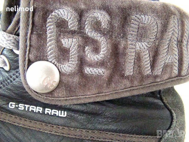 G - STAR RAW оригинал Разпродажба  намалени  на  50,00 лв size UК 4 37 номер ЕСТЕСТВЕНА КОЖА , снимка 3 - Кецове - 21971775