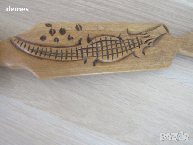 Голяма сувенирна лъжица от олива от Зимбабве, снимка 6 - Колекции - 21958891