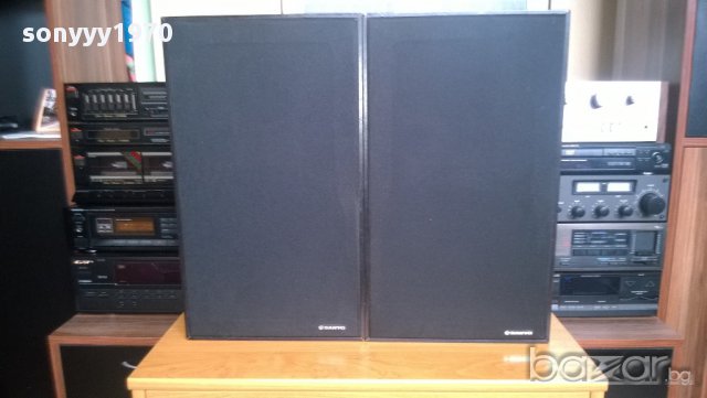 sanyo sx-33 hi-fi speaker system 40/60 wata 8 oma-внос швеицария, снимка 3 - Тонколони - 10267624