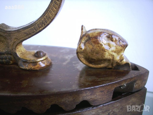 Старинна ютия на жар, снимка 8 - Антикварни и старинни предмети - 23615917