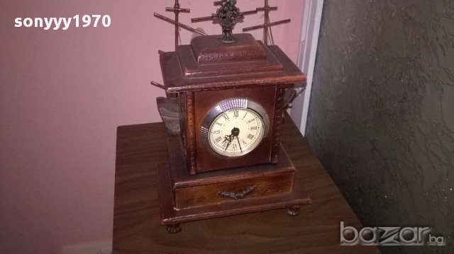 Ретро часовник-25х17х11-здрав работещ точно, снимка 3 - Други - 17046410