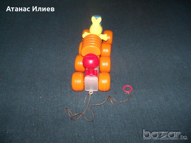 Голяма соц играчка пластмасово влакче, снимка 2 - Коли, камиони, мотори, писти - 19807976