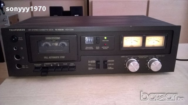 Ретро колекция telefunken tc450m high com-deck-germany-внос швеицария, снимка 3 - Ресийвъри, усилватели, смесителни пултове - 17948425