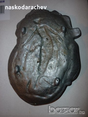 Лят алуминиев пепелник с девойка, снимка 3 - Антикварни и старинни предмети - 20625519