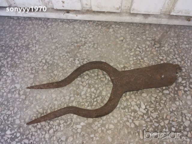 антика-старо и автентично-30х18см-кован метал, снимка 2 - Колекции - 21002604