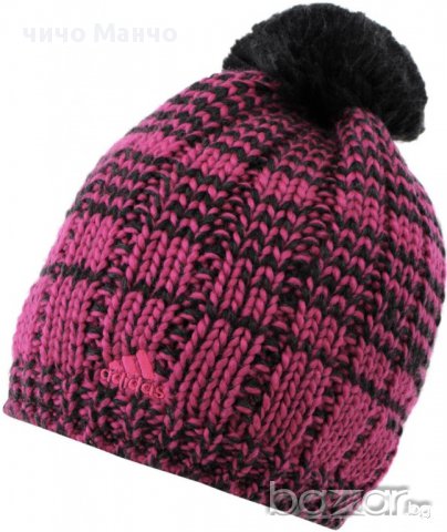 НОВА! ADIDAS вълнена шапка с помпон
