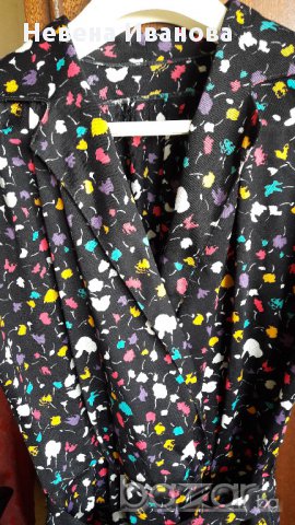 Лятна рокля от жарсе с коланче, снимка 4 - Рокли - 15376053