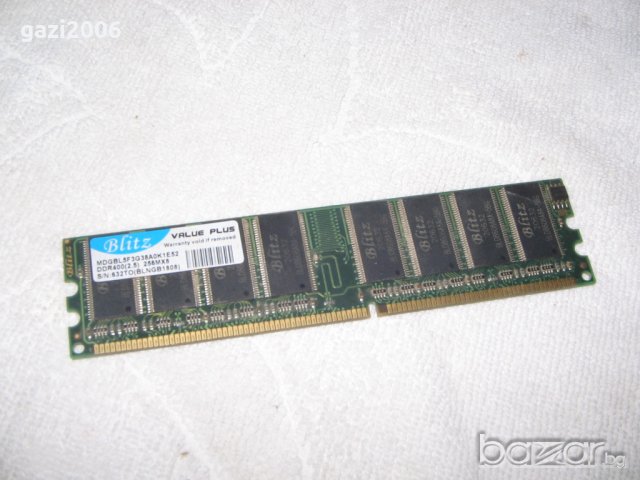 РАМ ДДР 400, 256 МВ , снимка 1 - RAM памет - 19730686