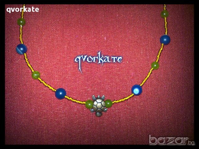 Колие костенурка, снимка 2 - Колиета, медальони, синджири - 14882146