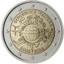 2 Евро монети (възпоменателни) емитирани 2012г(10-та годишнина от въвеждането на еврото), снимка 15
