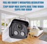 FULL HD 1080р 3/2.8мм 3Mpx Широкoъгълна IR-Cut Леща 2 Array Водоустойчива IP67 Охранителна Ip Камера, снимка 6